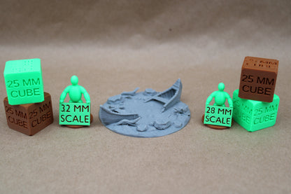 Tabletop Terrain Bubbling Swamp Canoe Boat Ruin Sunken Scatter 28-32mm skirmish rpg wargame