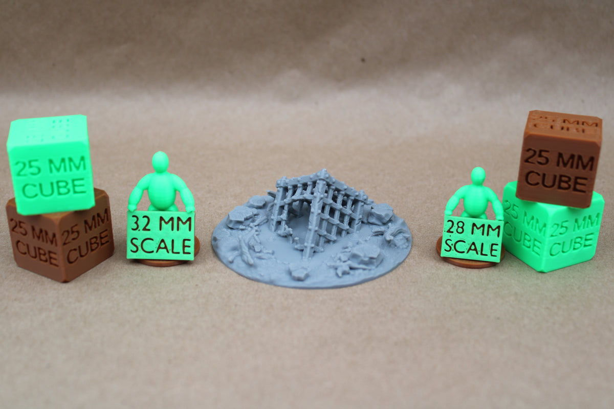 Tabletop Terrain Bubbling Swamp Cage Jail Ruin Sunken Scatter 28-32mm skirmish rpg wargame