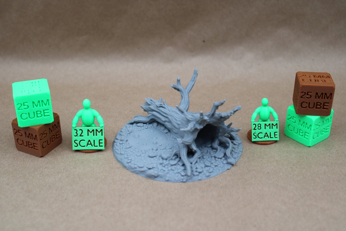 Tabletop Terrain Bubbling Swamp Windblown Fallen Tree Scatter 28-32mm skirmish rpg wargame