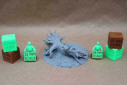 Tabletop Terrain Bubbling Swamp Windblown Fallen Tree Scatter 28-32mm skirmish rpg wargame