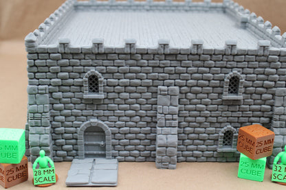 Tabletop Terrain Epic Throne Room Castle Keep Dnd RPG wargame skirmish 28mm