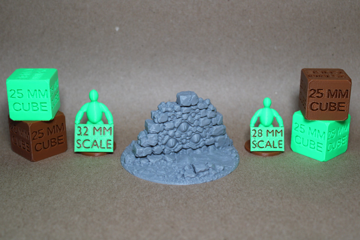 Tabletop Terrain Bubbling Swamp Ruin Watching Wall of Eyes Scatter 28-32mm skirmish rpg wargame