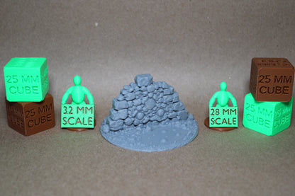 Tabletop Terrain Bubbling Swamp Ruin Watching Wall of Eyes Scatter 28-32mm skirmish rpg wargame