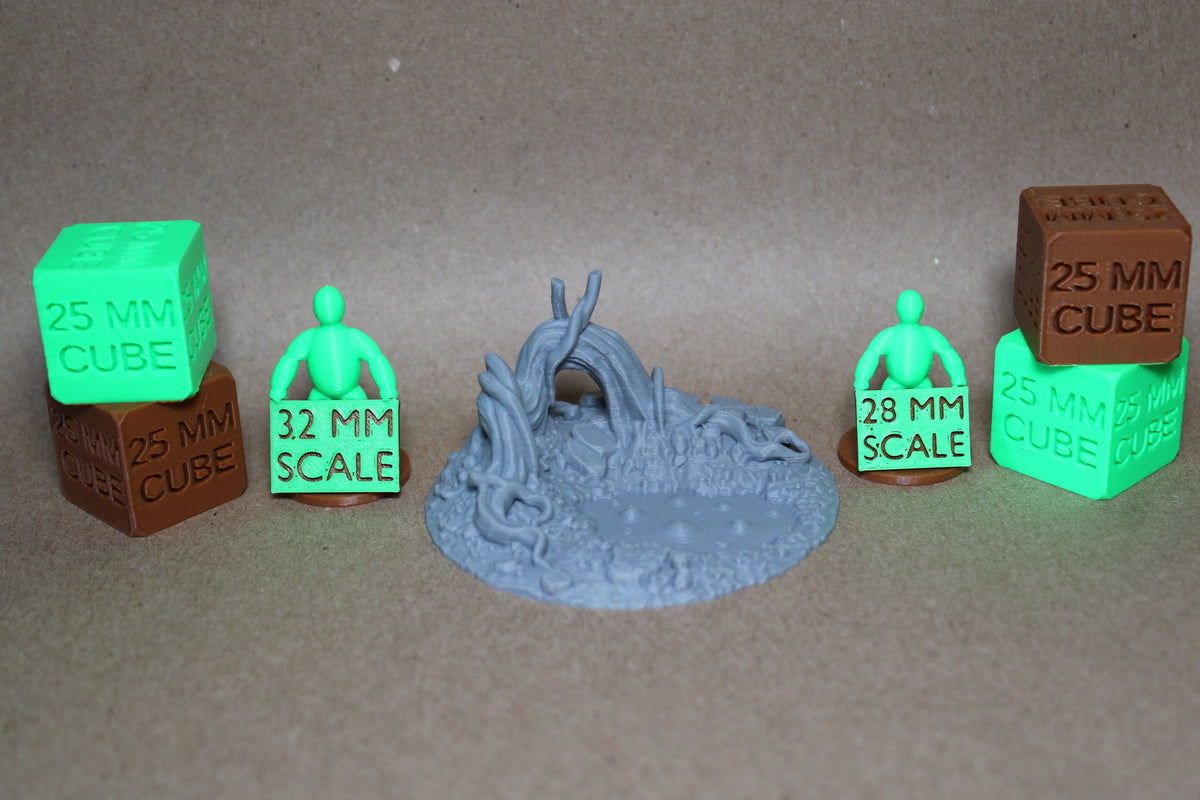 Tabletop Terrain Bubbling Swamp Twisted Corner Vine Scatter 28-32mm skirmish rpg wargame