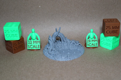 Tabletop Terrain Bubbling Swamp Twisted Corner Vine Scatter 28-32mm skirmish rpg wargame