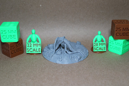 Tabletop Terrain Bubbling Swamp Twisted Arch Vine Scatter 28-32mm skirmish rpg wargame