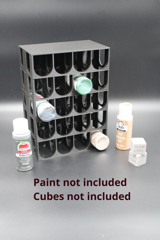 Craft paint holder rack modular organizer apple barrel folk art deco